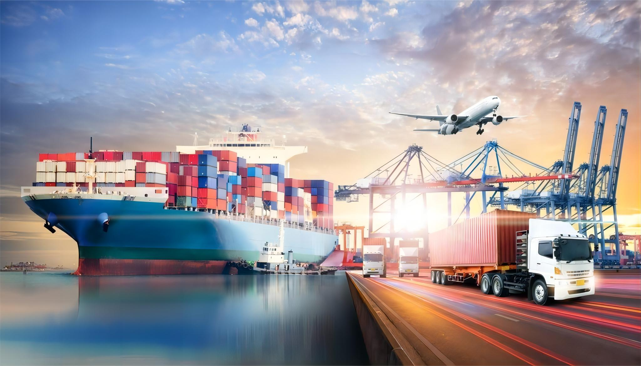 Logistics professional coordinating a shipment to Poland