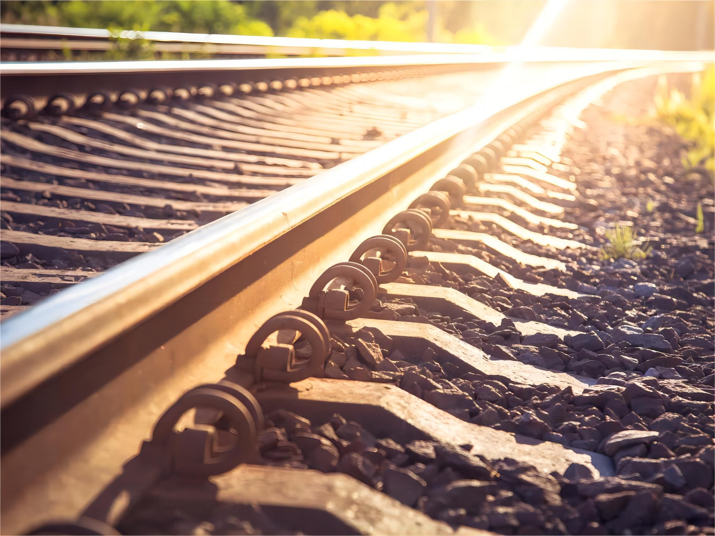 Rail freight container train from China to Poland