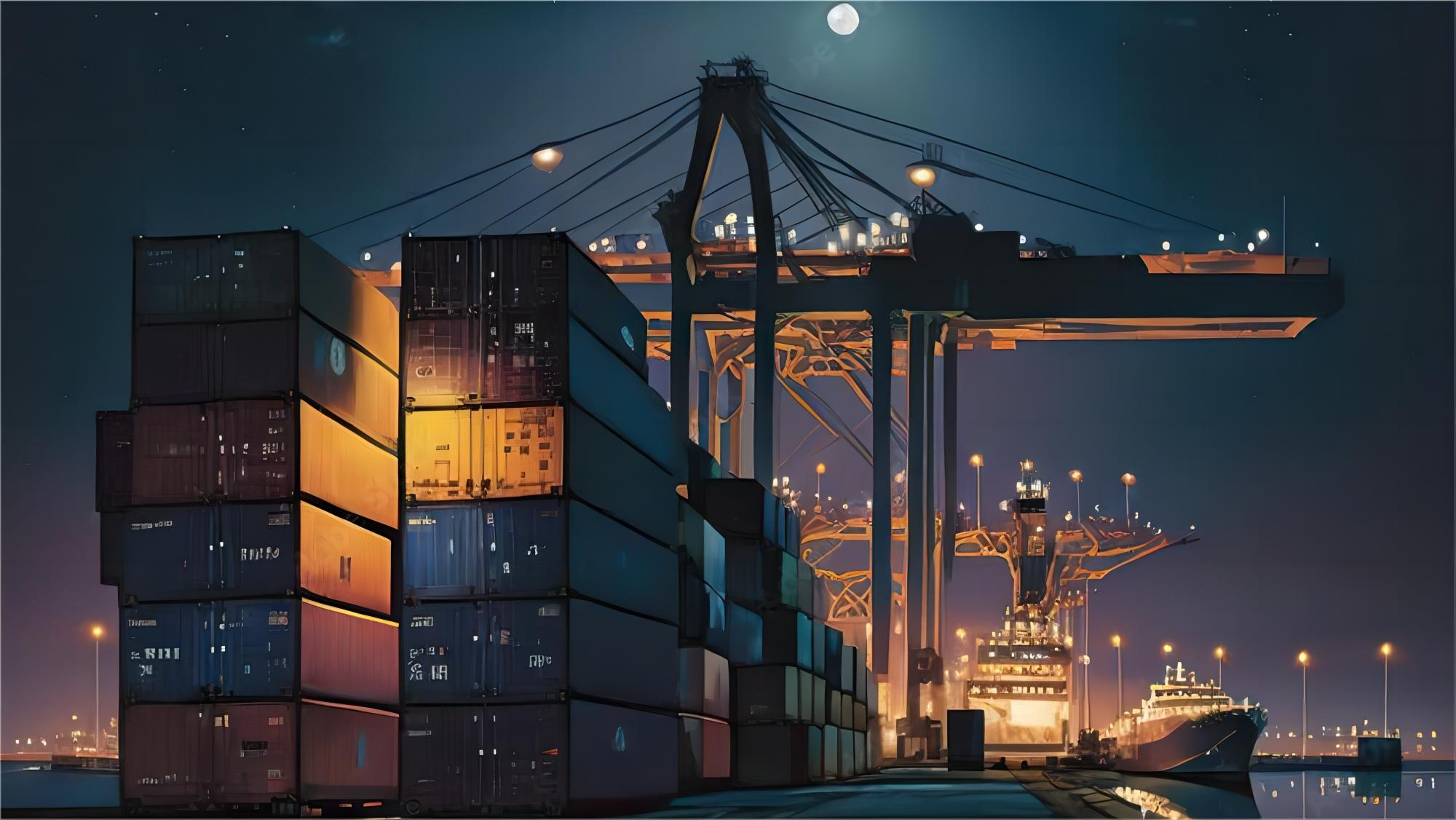 Logistics manager tracking a shipment from China to France