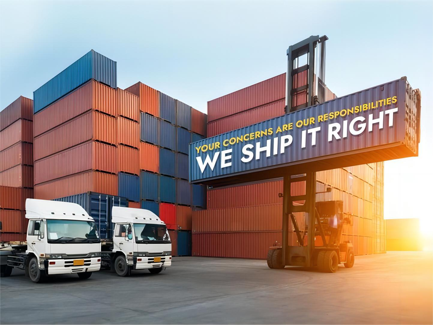 A busy container port in China illustrating china export logistics operations