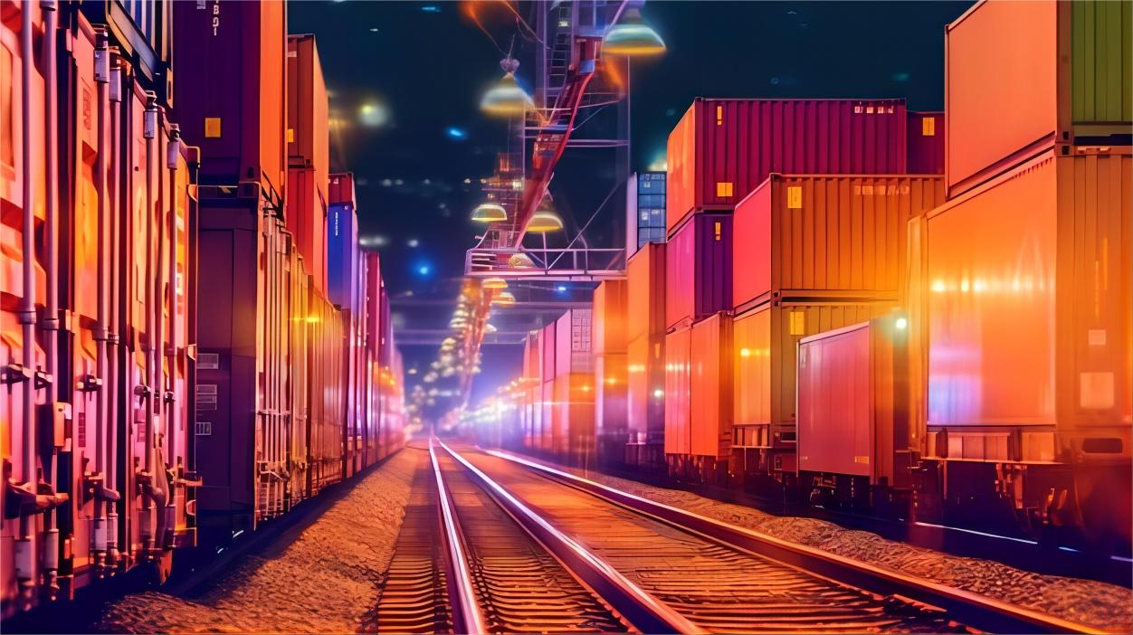Logistics professional managing international freight